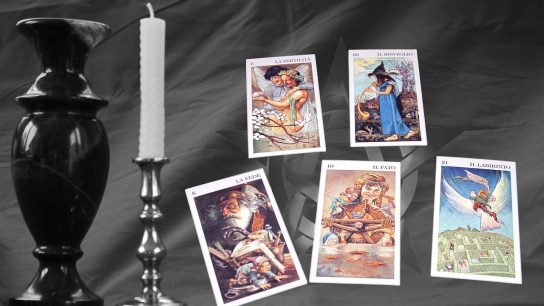 tarot cards urn candle faith 4817886